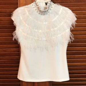 Gracia off white top
